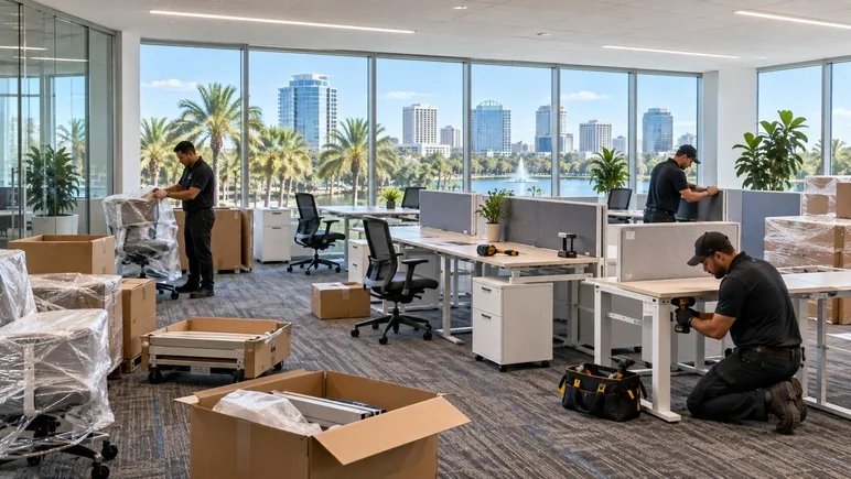 How to Coordinate a Weekend Modular Furniture Installation for Your Orlando Office Without Downtime