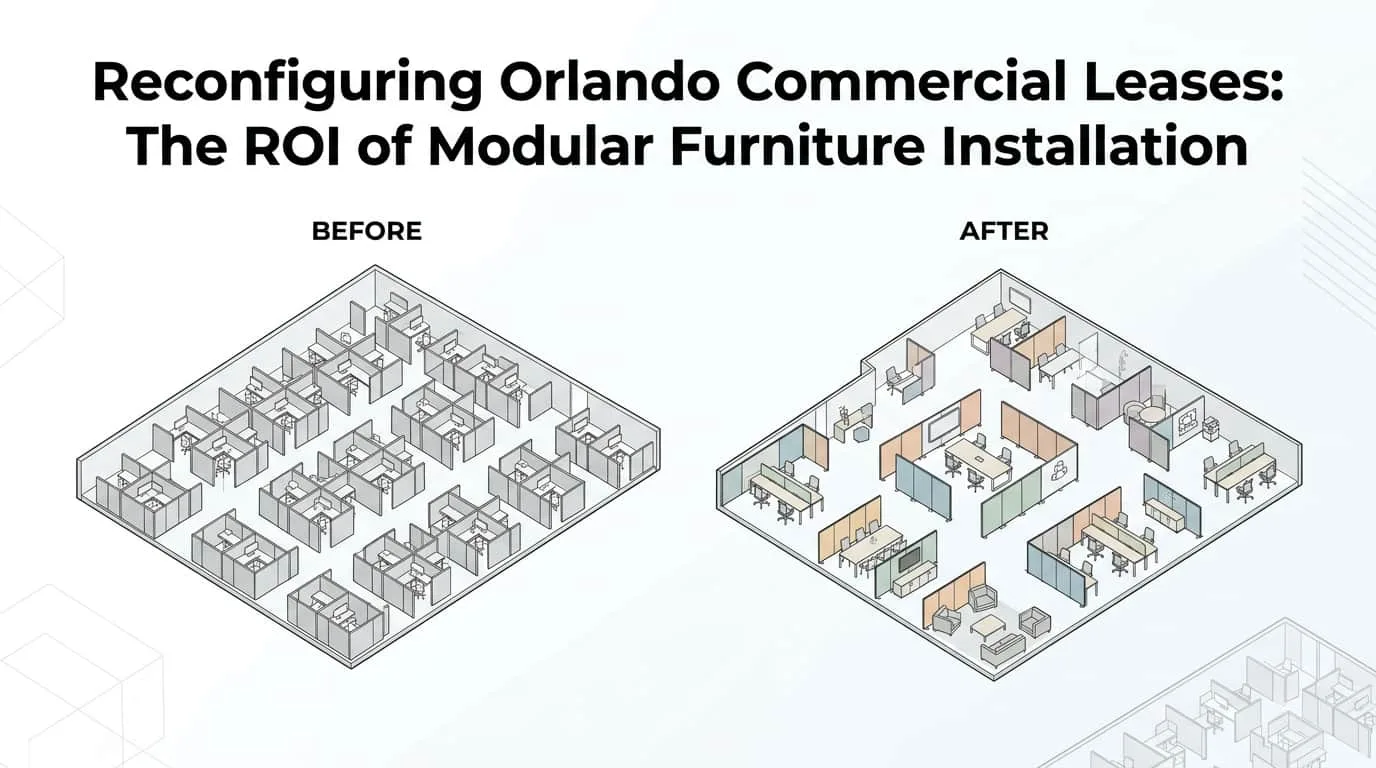 Modular Furniture Orlando: Cut Lease Costs With Smarter Office Layouts